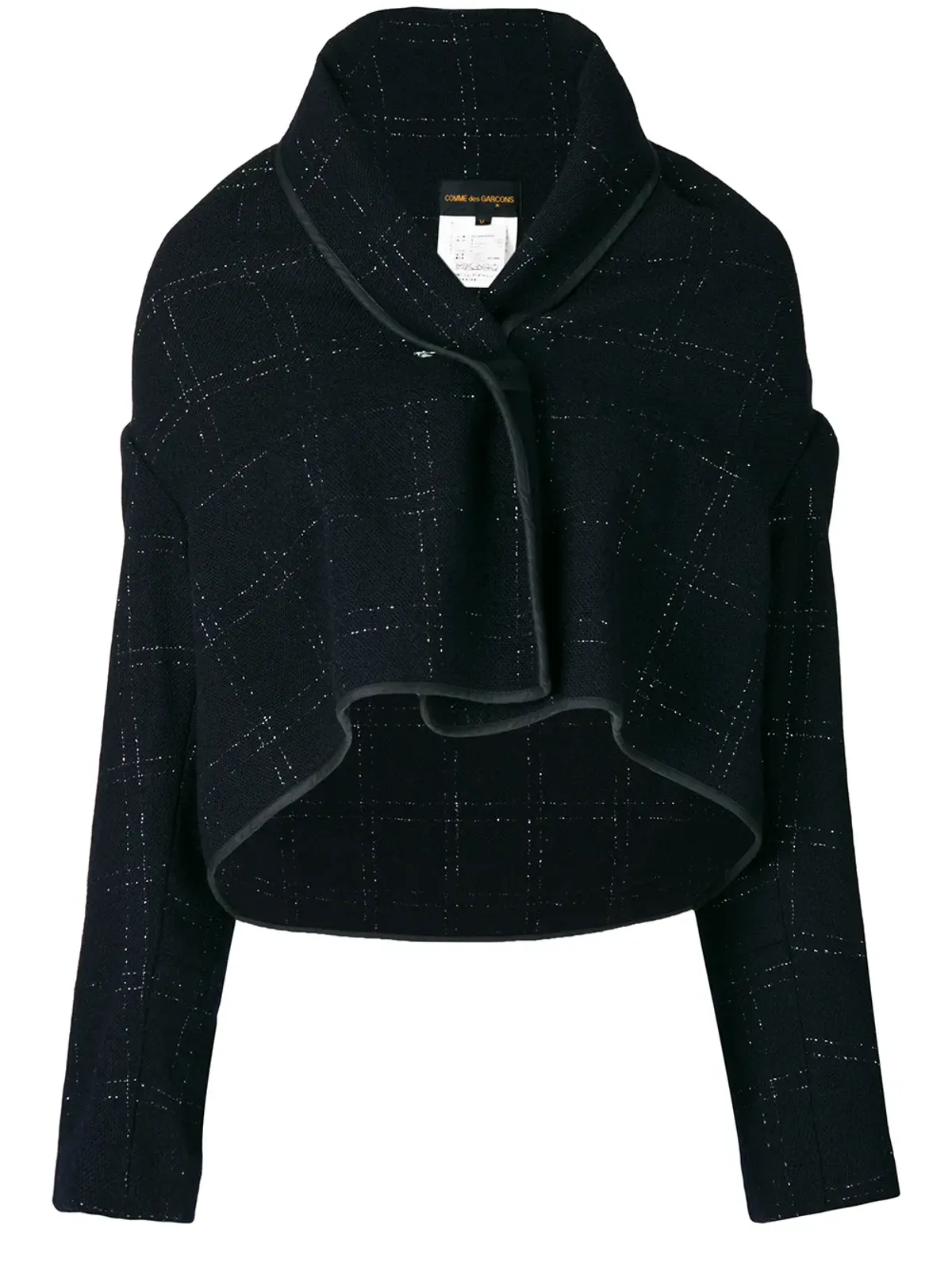 Comme Des Garçons Pre-Owned クロップドケープジャケット - 画像1