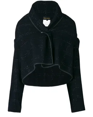 Comme Des Garçons Pre-Owned クロップドケープジャケット - サムネイル1