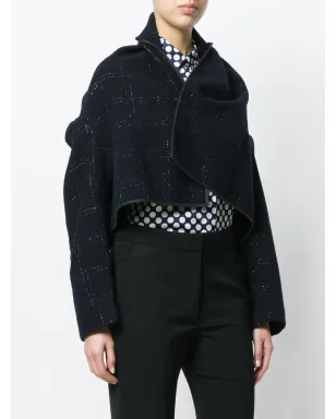 Comme Des Garçons Pre-Owned クロップドケープジャケット - サムネイル3