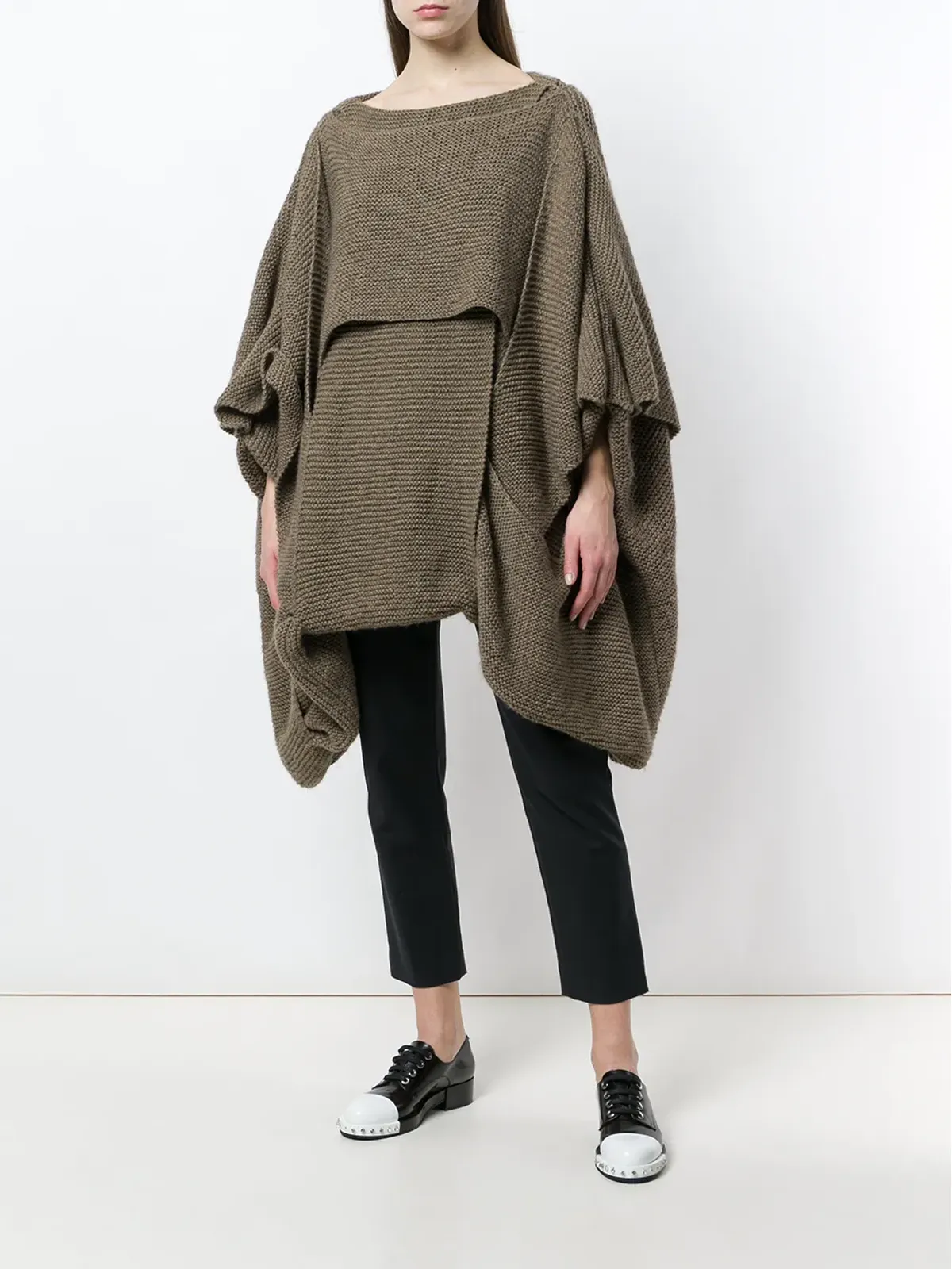 Comme Des Garçons Pre-Owned ニットセーター（ブラウン） - 画像2