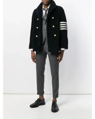 Thom Browne アンコンストラクテッド・クラシック・シアーリング・ピーコート - サムネイル2
