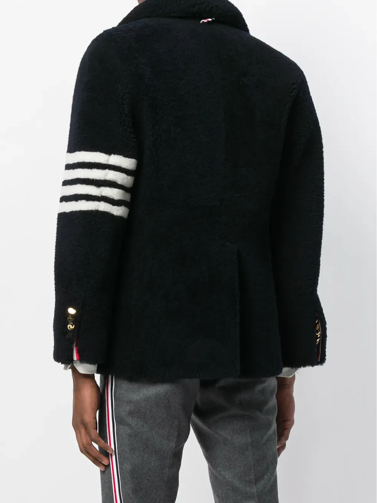Thom Browne アンコンストラクテッド・クラシック・シアーリング・ピーコート - 画像4