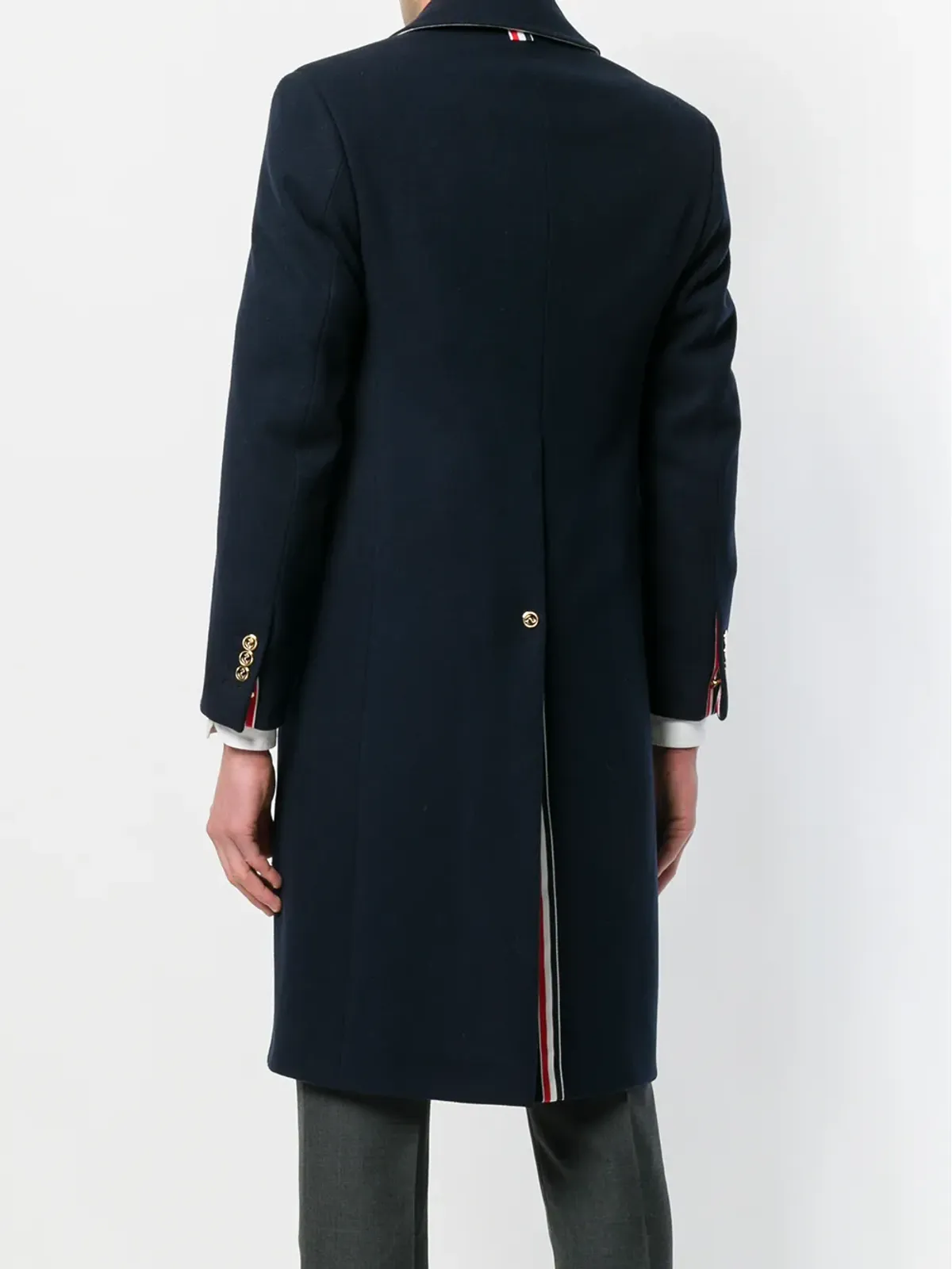 Thom Browne メルトンウールコート - 画像4