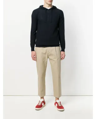 John Smedley 4Singular hooded sweater - Blue - サムネイル2