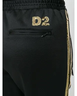 DSQUARED2 スパンコール装飾のトラックパンツ - サムネイル5