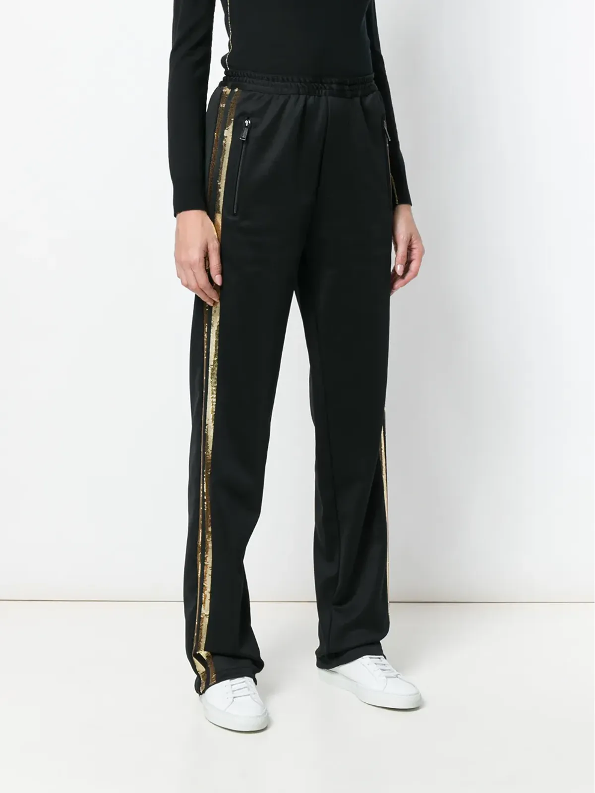 DSQUARED2 スパンコール装飾のトラックパンツ - 画像3