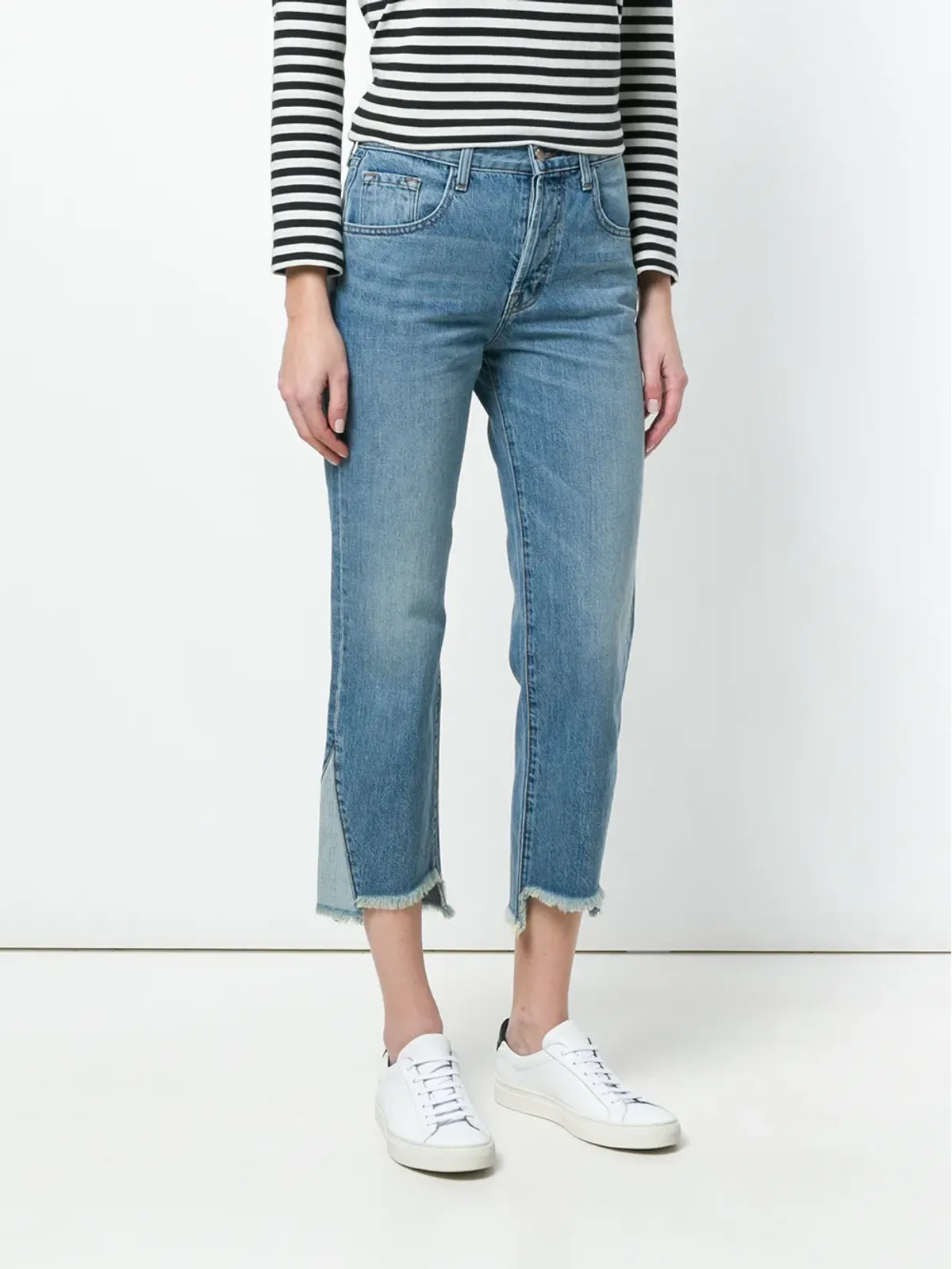 J Brand アシンメトリック クロップドジーンズ - 画像3