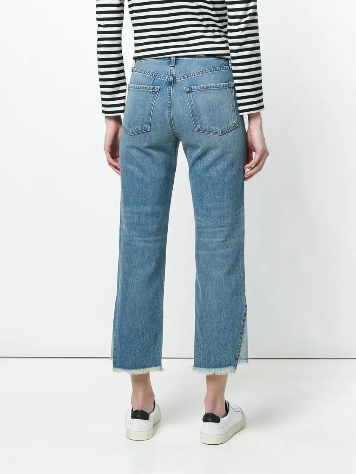 J Brand アシンメトリック クロップドジーンズ - 画像4