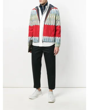Valentino Garavani パターン柄ジップジャケット レッド - サムネイル2
