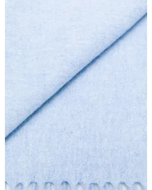 N.Peal fringe-hem scarf - Blue - サムネイル3