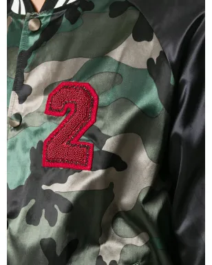 Valentino Garavani camouflage bomber jacket - Green - サムネイル5