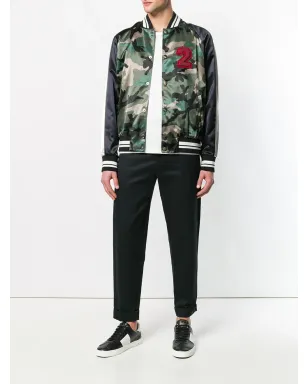 Valentino Garavani camouflage bomber jacket - Green - サムネイル2