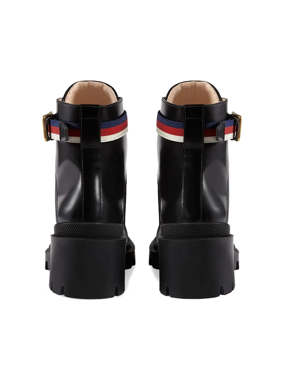 Gucci アンクルブーツ シルヴィーウェブ付き - 画像5