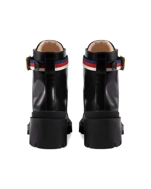 Gucci アンクルブーツ シルヴィーウェブ付き - サムネイル5