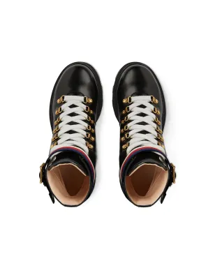 Gucci アンクルブーツ シルヴィーウェブ付き - サムネイル4
