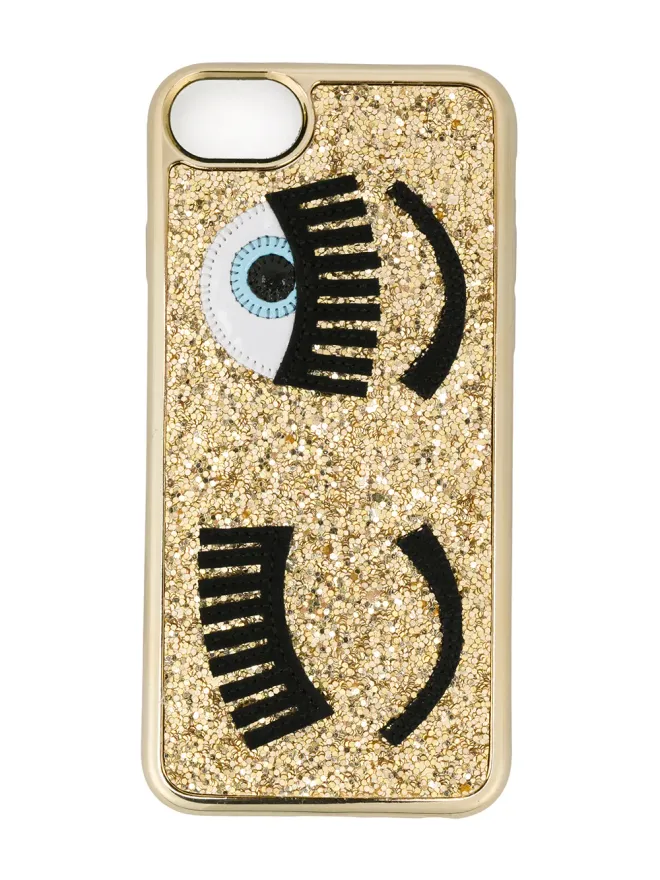 Chiara Ferragni Chiara Ferragni フリーティンググリター iPhone 7 Plus ケースの商品画像