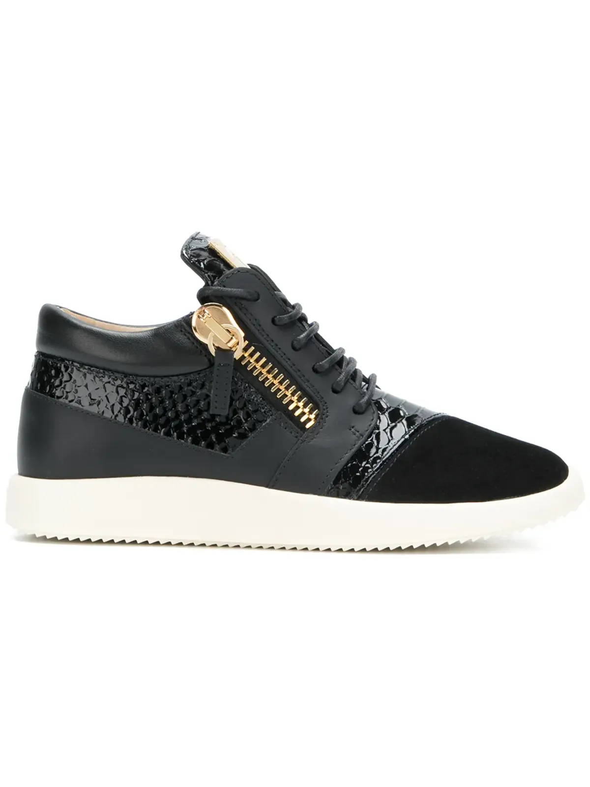 Giuseppe Zanotti ランナー パネルドスニーカー - ブラック - 画像1