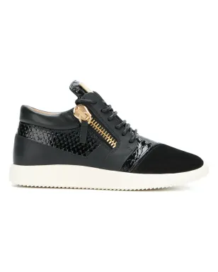 Giuseppe Zanotti ランナー パネルドスニーカー - ブラック - サムネイル1