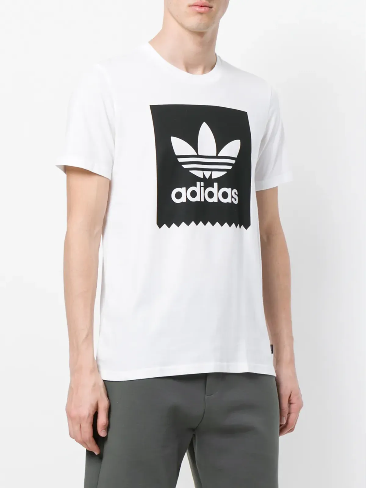 adidas アディダス オリジナルス ロゴプリント Tシャツ - 画像3