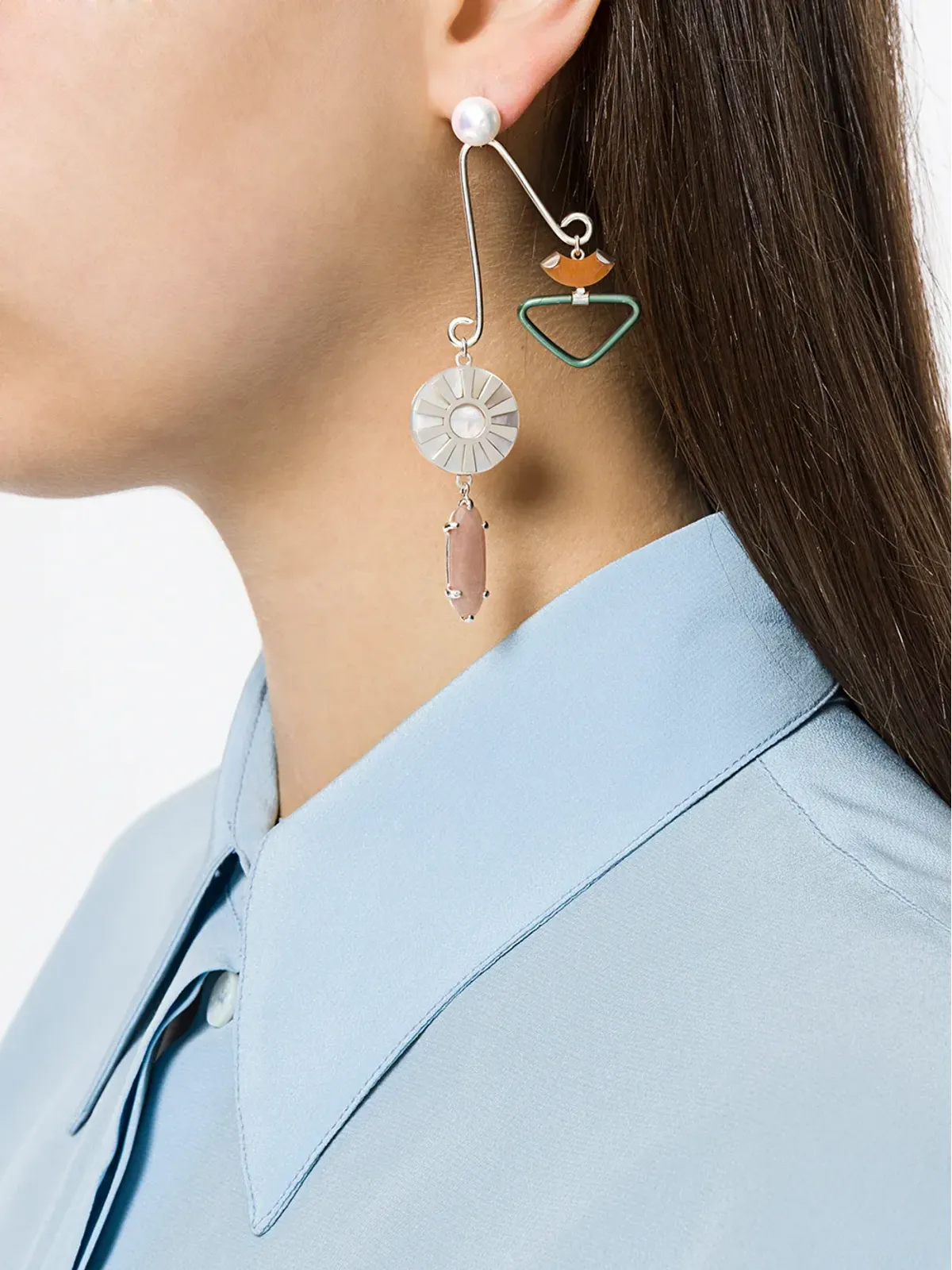 Wouters & Hendrix テクノファッシルズ e-coated Balance イヤリング - 画像3