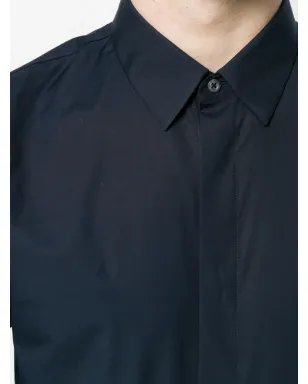 Jil Sander 隠しボタンシャツ - ブルー - サムネイル5