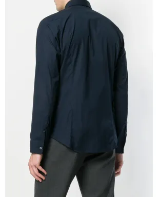 Jil Sander 隠しボタンシャツ - ブルー - サムネイル4