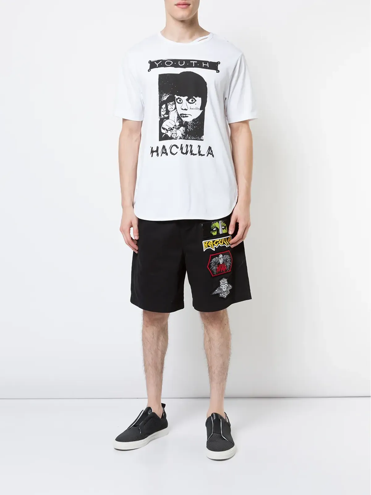 Haculla Mad Max track shorts - Black - 画像2