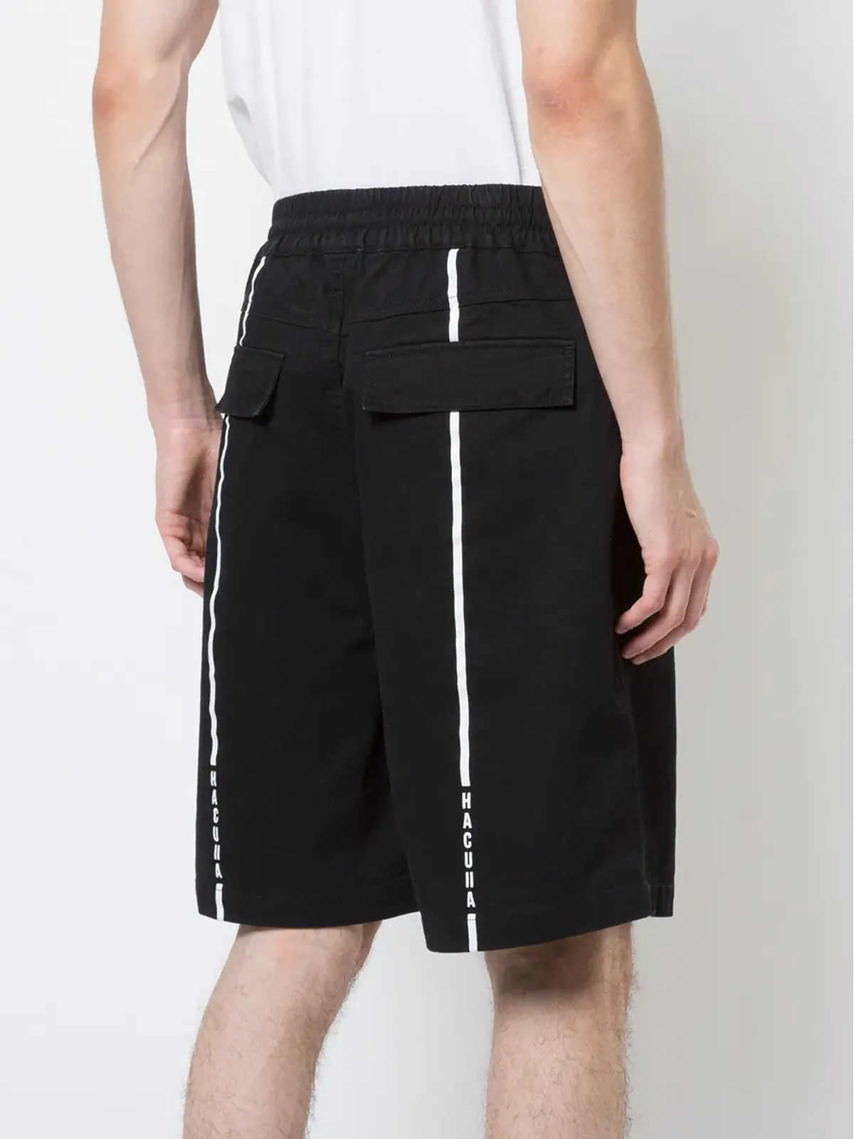 Haculla Mad Max track shorts - Black - 画像4