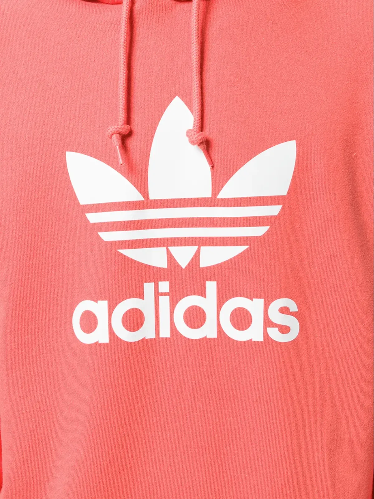 adidas Originals トレフォイル フーディ レッド - 画像5