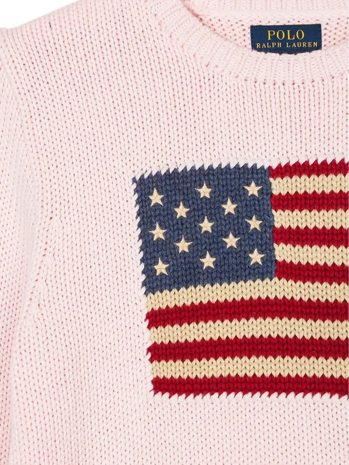 POLO RALPH LAUREN KIDS USA旗柄ニットセーター - 画像3