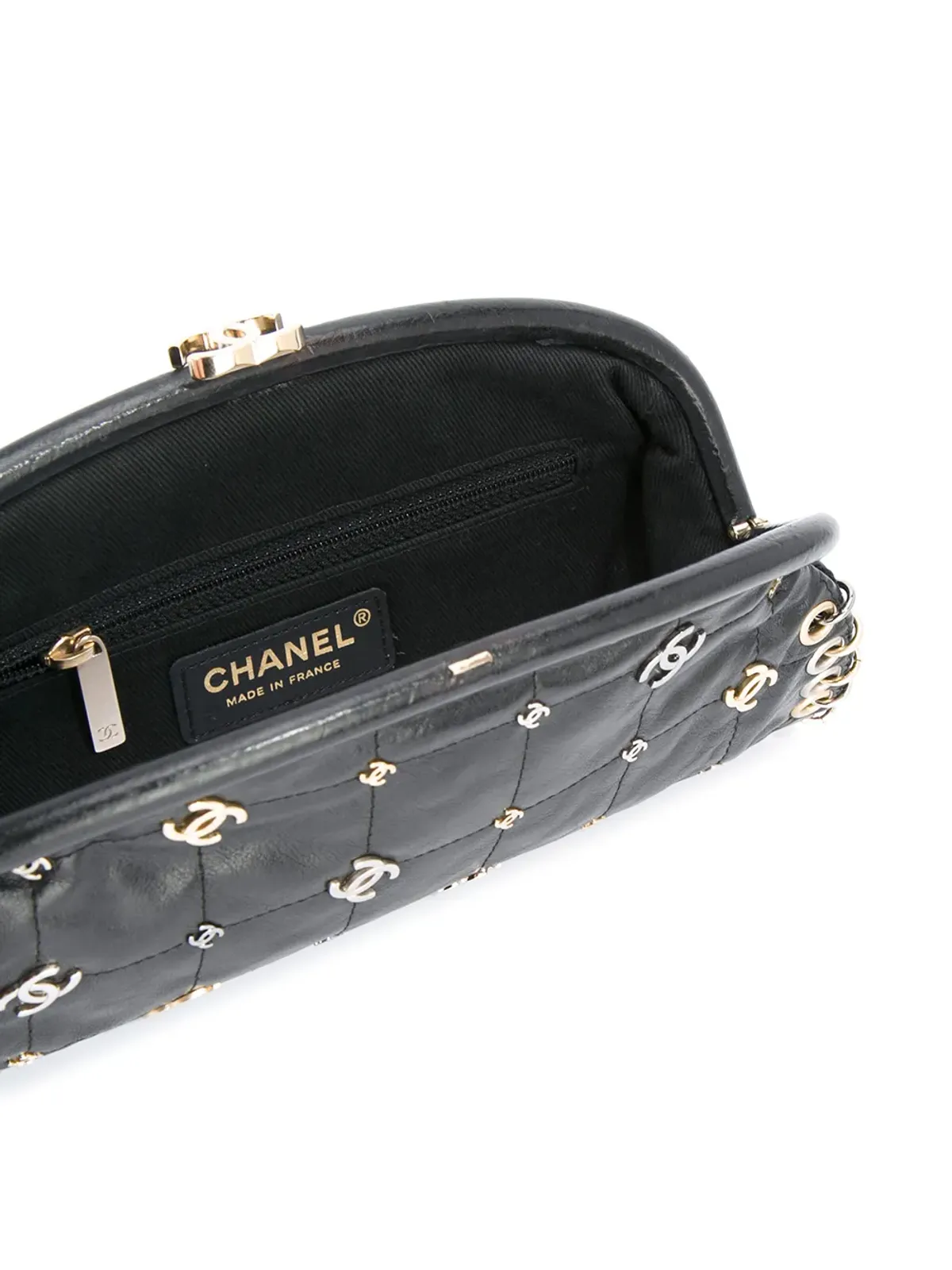 CHANEL Pre-Owned ロゴス チョコレートバー クラッチバッグ - 画像5