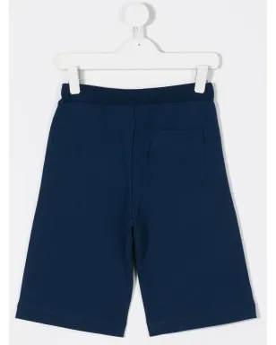 Lanvin Enfant ドローコード付きウエスト トラックショーツ - サムネイル2