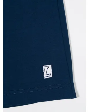 Lanvin Enfant ドローコード付きウエスト トラックショーツ - サムネイル3