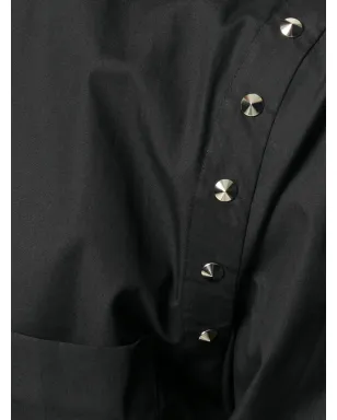 Black Comme Des Garçons stud detail shirt - サムネイル5