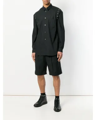 Black Comme Des Garçons stud detail shirt - サムネイル2