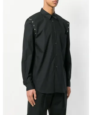 Black Comme Des Garçons stud detail shirt - サムネイル3