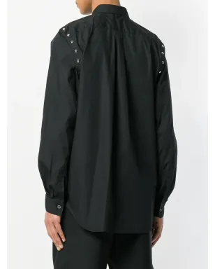 Black Comme Des Garçons stud detail shirt - サムネイル4