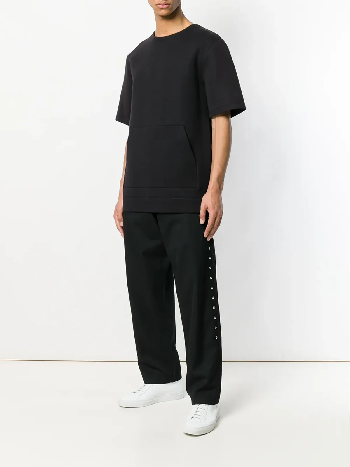 Black Comme Des Garçons スタッズ付きチノパン - 画像2