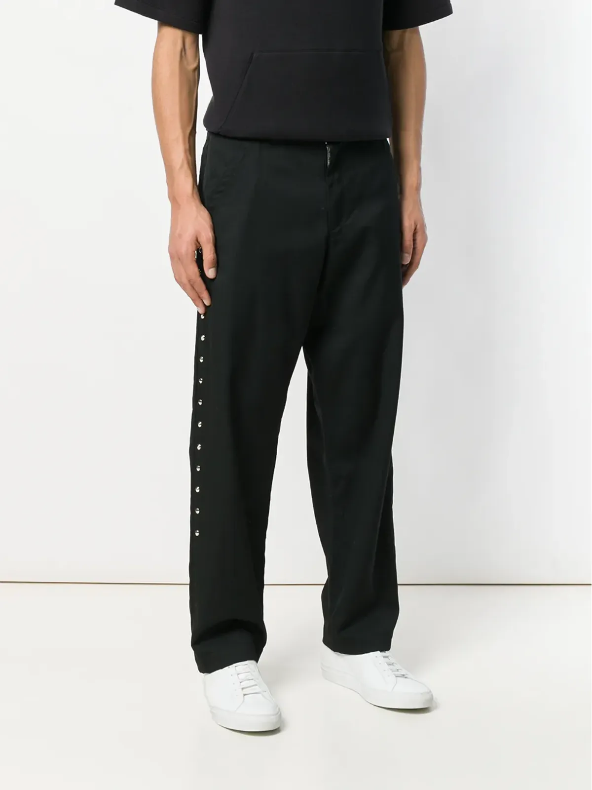 Black Comme Des Garçons スタッズ付きチノパン - 画像3