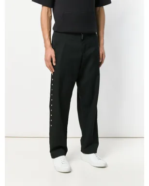 Black Comme Des Garçons スタッズ付きチノパン - サムネイル3