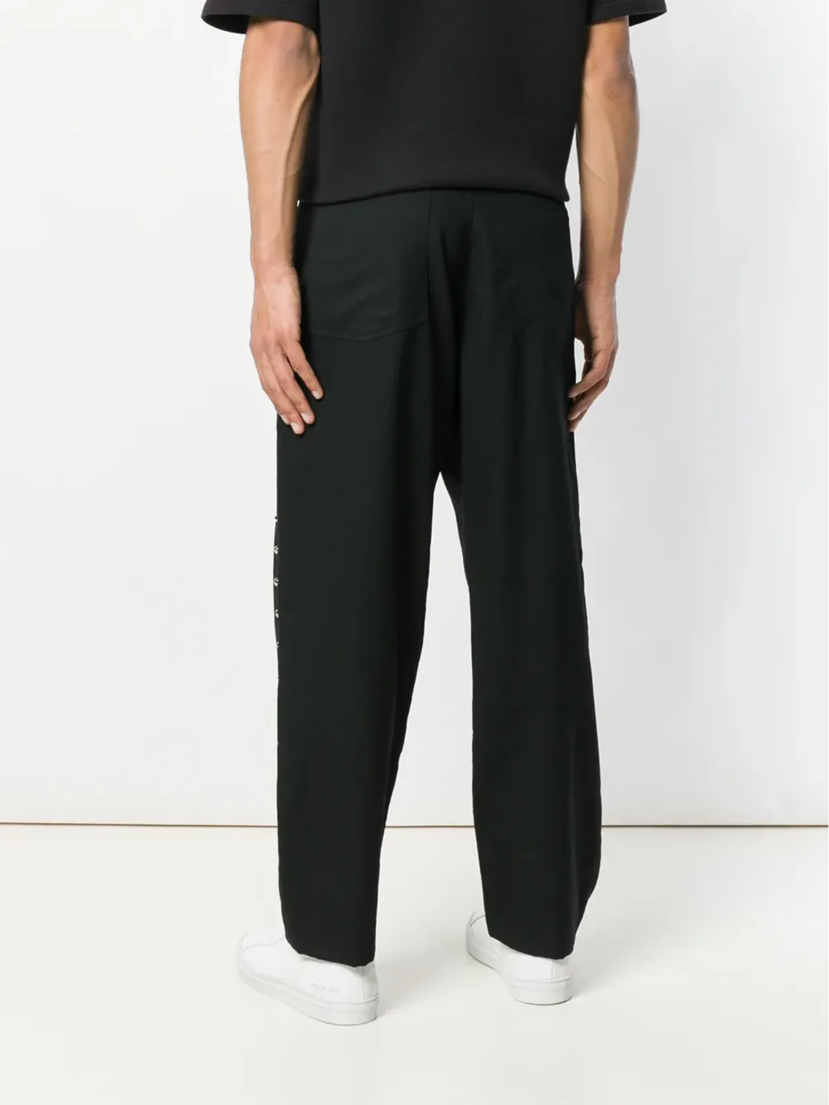 Black Comme Des Garçons スタッズ付きチノパン - 画像4