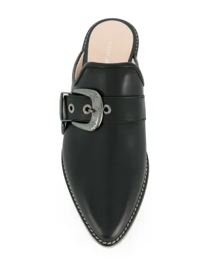 Stuart Weitzman バックルミュール - ブラック - サムネイル4