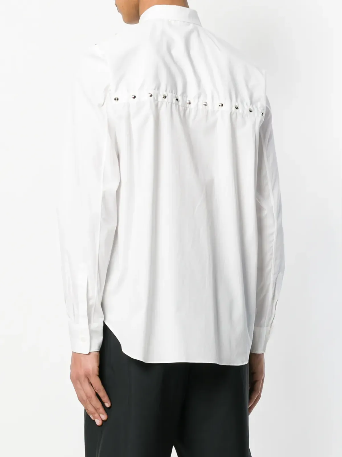 Black Comme Des Garçons スタッドショルダーシャツ - 画像4