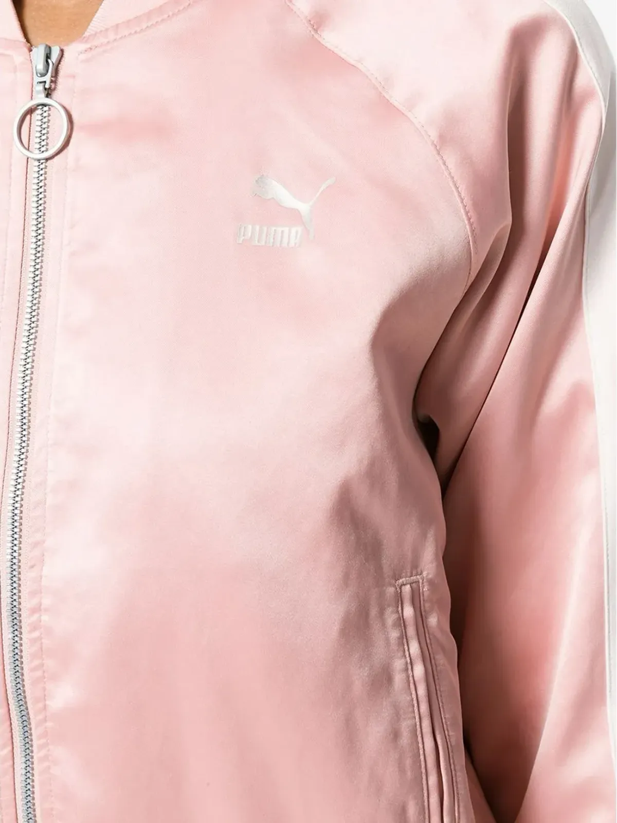 PUMA クロップドボンバージャケット - ピンク - 画像2