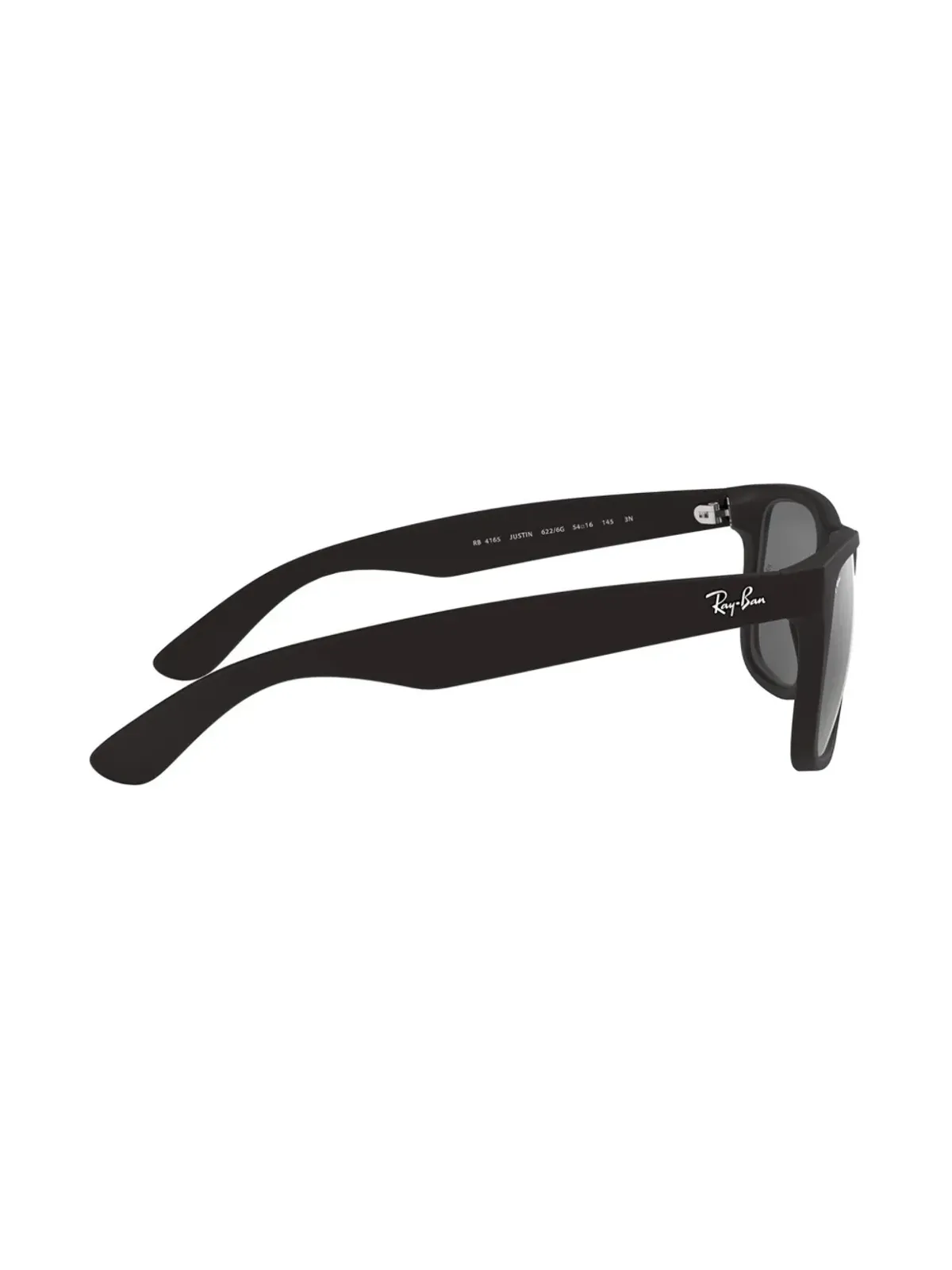 Ray-Ban スクエアフレーム ロゴ サングラス ブラック - 画像3