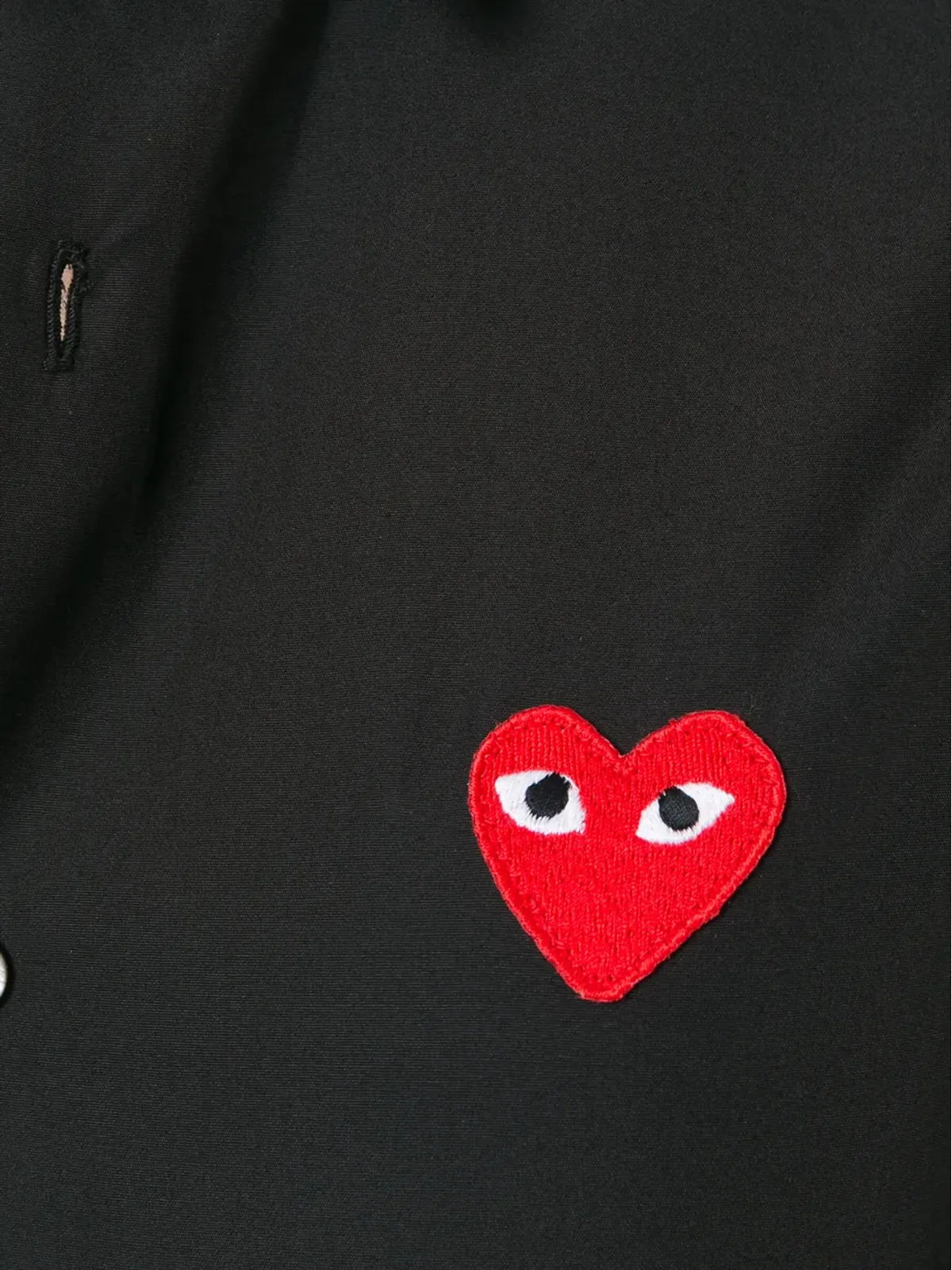 Comme Des Garçons Play エンブロイダードハートシャツ - 画像5