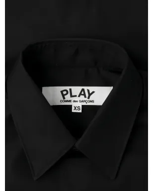 Comme Des Garçons Play エンブロイダードハートシャツ - サムネイル4