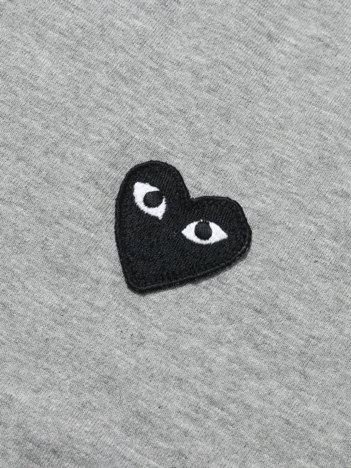 Comme Des Garçons Play ハートパッチ コットンTシャツ - 画像5