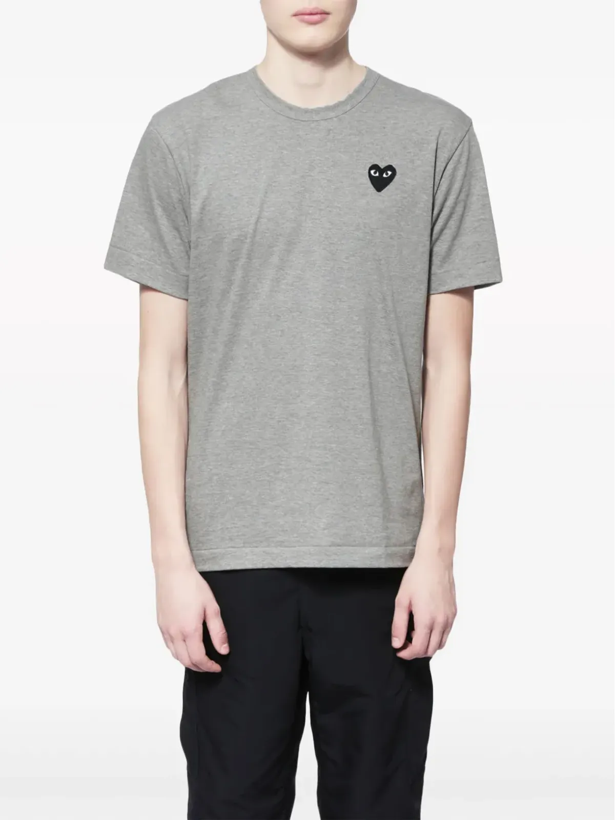 Comme Des Garçons Play ハートパッチ コットンTシャツ - 画像2