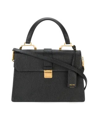 Miu Miu Madrasハンドバッグ ブラック - サムネイル1